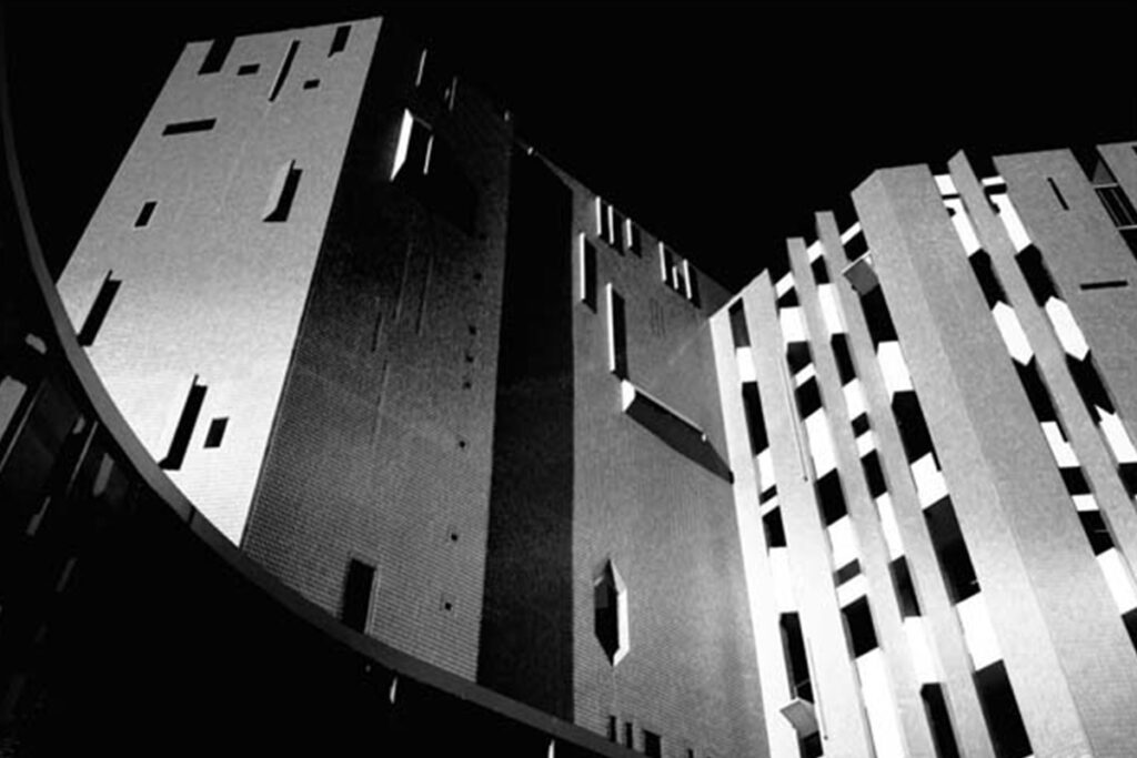 Denver Art Museum Tower. Photo courtesy of Denver Art Museum. www.denverartmuseum.org.